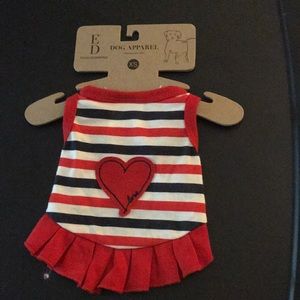 Dog shirt XS by Ellen Degeneres. Red, white & blue